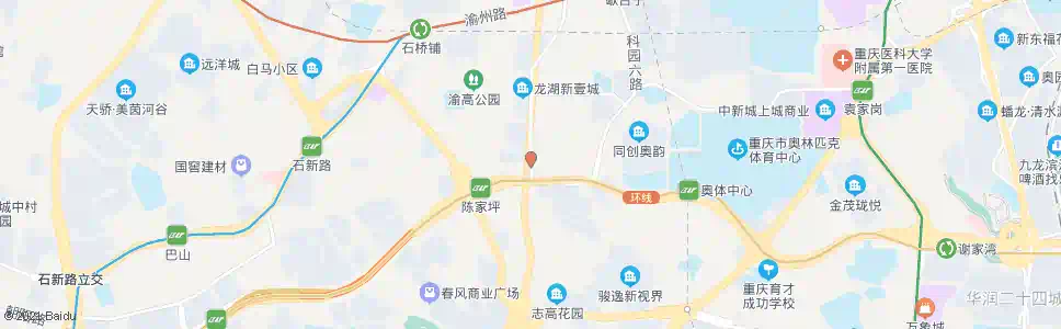 重庆科园四路口_公交站地图_重庆公交_妙搜公交查询2025