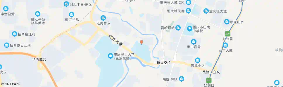 重庆清华中学北门_公交站地图_重庆公交_妙搜公交查询2025