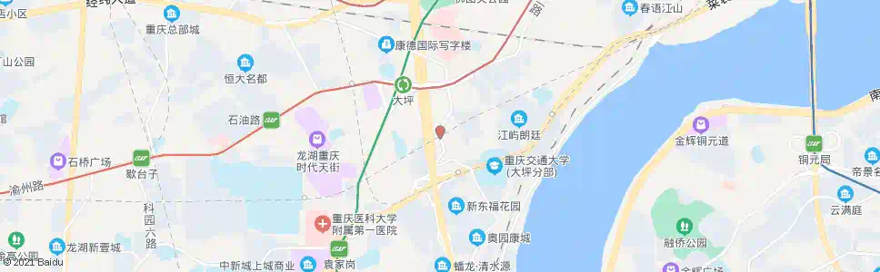 重庆大黄路_公交站地图_重庆公交_妙搜公交查询2025