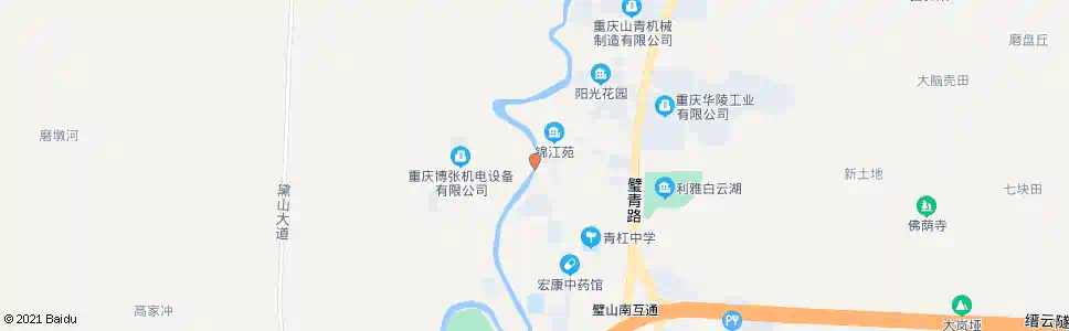 重庆青杠大道_公交站地图_重庆公交_妙搜公交查询2025