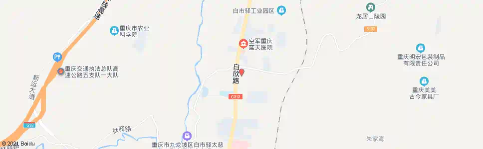 重庆白市驿工商所_公交站地图_重庆公交_妙搜公交查询2025