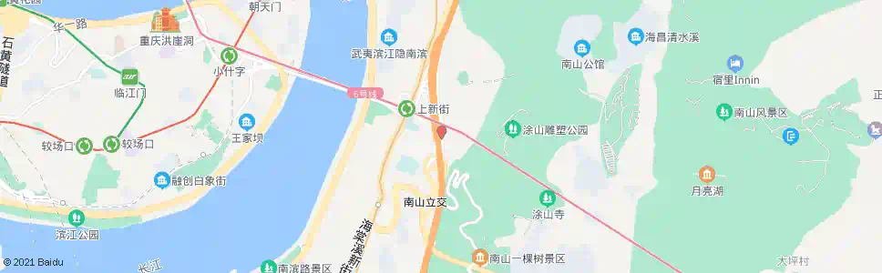 重庆东水门大桥南桥头_公交站地图_重庆公交_妙搜公交查询2025