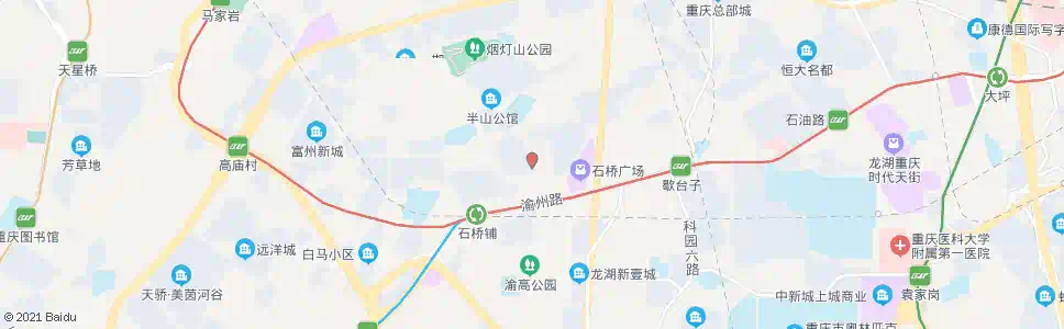 重庆五九所(彩电中心)_公交站地图_重庆公交_妙搜公交查询2025