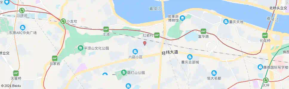 重庆协信阿卡迪亚_公交站地图_重庆公交_妙搜公交查询2025