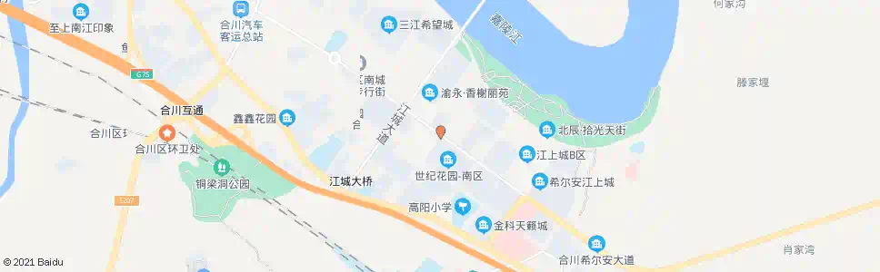 重庆希尔安大道_公交站地图_重庆公交_妙搜公交查询2025