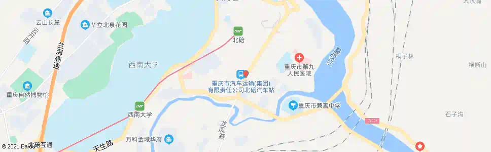 重庆北碚(公交车站)_公交站地图_重庆公交_妙搜公交查询2025