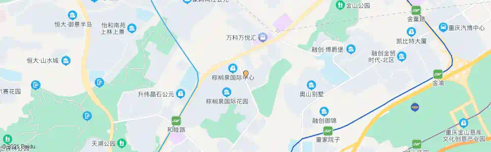 重庆棕榈泉_公交站地图_重庆公交_妙搜公交查询2025