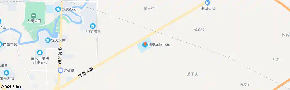 重庆铜梁实验中学_公交站地图_重庆公交_妙搜公交查询2025