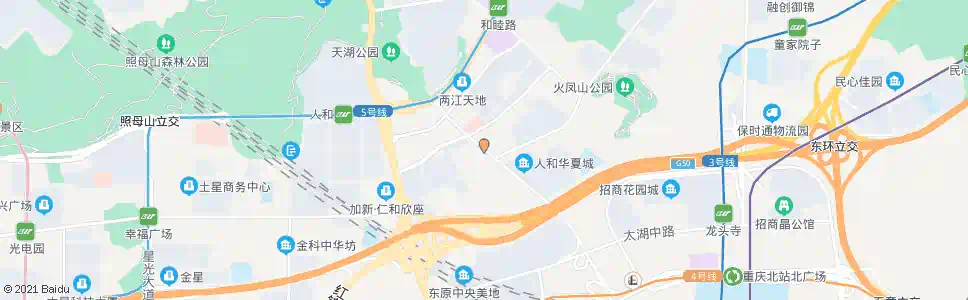 重庆人兴路_公交站地图_重庆公交_妙搜公交查询2025