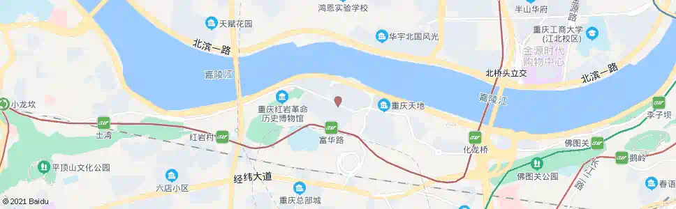 重庆化龙桥正街_公交站地图_重庆公交_妙搜公交查询2025