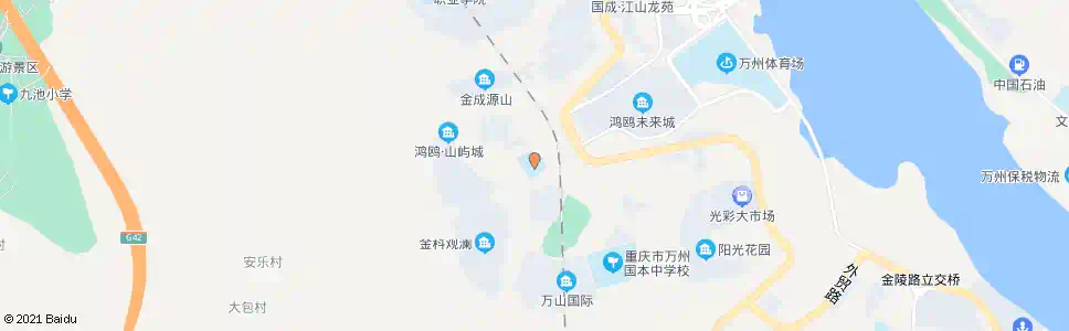 重庆中加友谊小学_公交站地图_重庆公交_妙搜公交查询2025