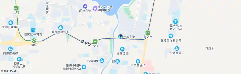 重庆一城龙洲小区_公交站地图_重庆公交_妙搜公交查询2025