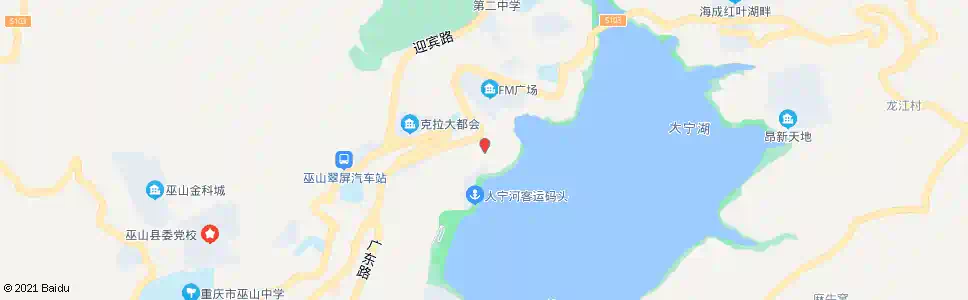重庆巫峡教办_公交站地图_重庆公交_妙搜公交查询2025