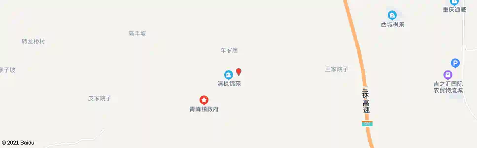 重庆青峰派出所_公交站地图_重庆公交_妙搜公交查询2025