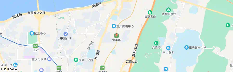 重庆海棠溪_公交站地图_重庆公交_妙搜公交查询2025