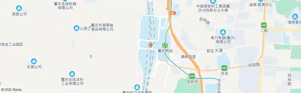 重庆棕榈泉西门_公交站地图_重庆公交_妙搜公交查询2025
