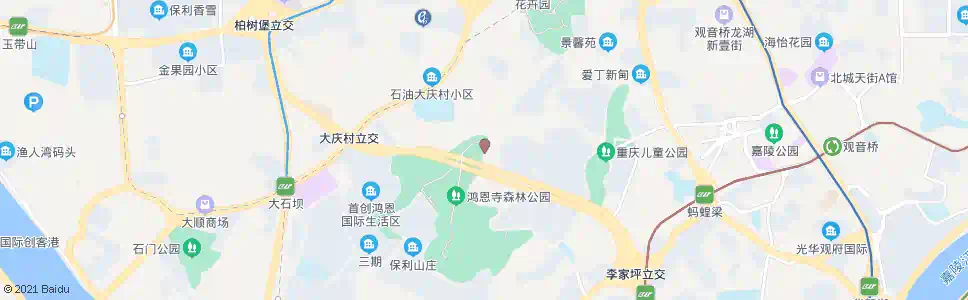 重庆鸿恩寺公园_公交站地图_重庆公交_妙搜公交查询2025