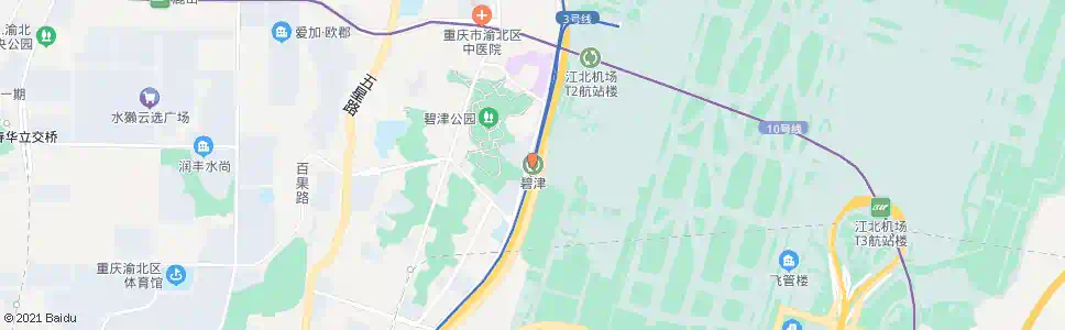 重庆碧津桥_公交站地图_重庆公交_妙搜公交查询2025