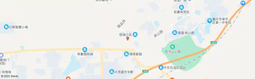 重庆东方人家_公交站地图_重庆公交_妙搜公交查询2025