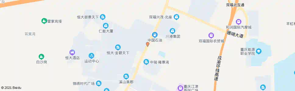 重庆世纪金街_公交站地图_重庆公交_妙搜公交查询2025