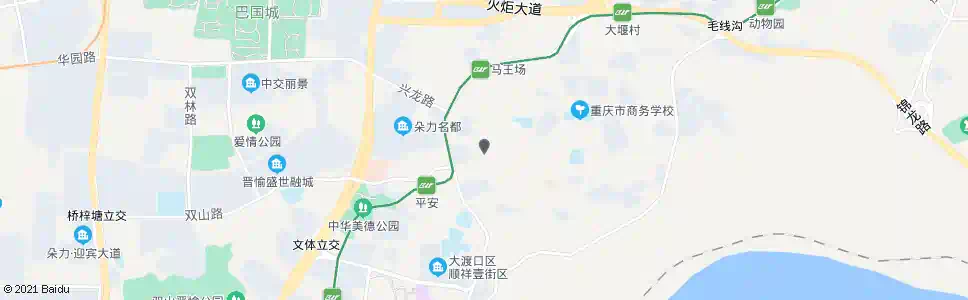 重庆大堰二村村口_公交站地图_重庆公交_妙搜公交查询2025