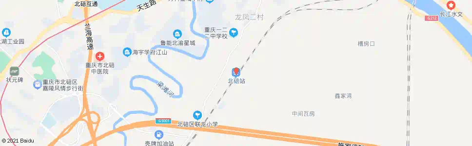 重庆碚东大道北_公交站地图_重庆公交_妙搜公交查询2025