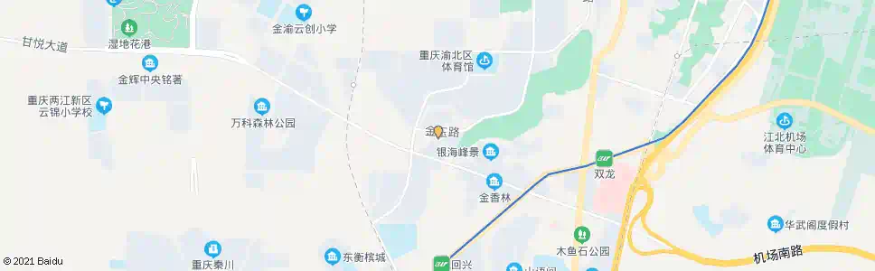 重庆渝北模具园_公交站地图_重庆公交_妙搜公交查询2025