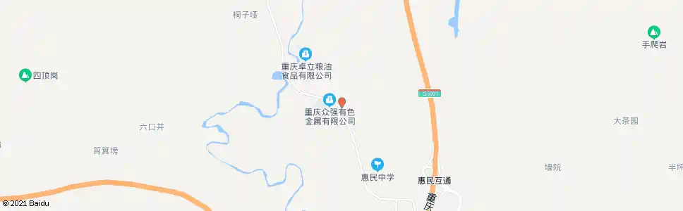 重庆惠民加油站_公交站地图_重庆公交_妙搜公交查询2025
