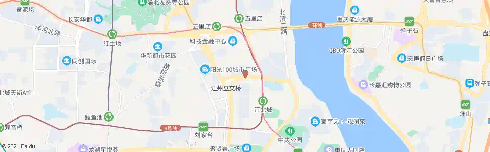 重庆南方上格林_公交站地图_重庆公交_妙搜公交查询2025