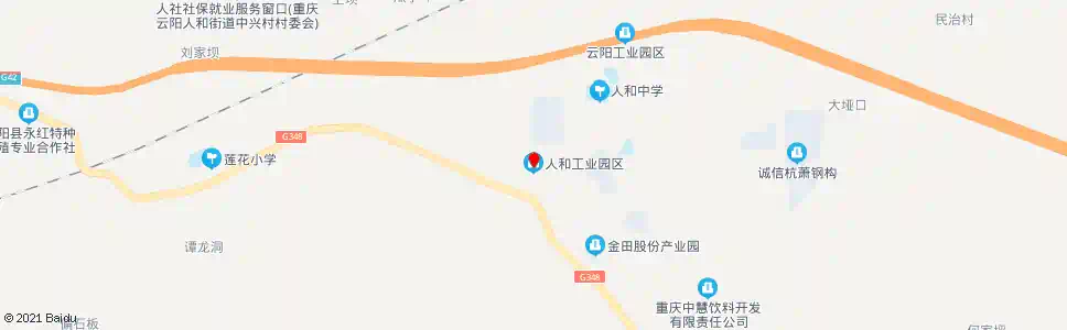 重庆人和工业园区_公交站地图_重庆公交_妙搜公交查询2025
