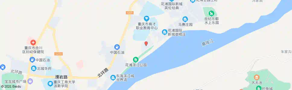 重庆花滩国际新城_公交站地图_重庆公交_妙搜公交查询2025