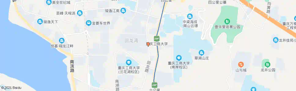 重庆回龙路_公交站地图_重庆公交_妙搜公交查询2025