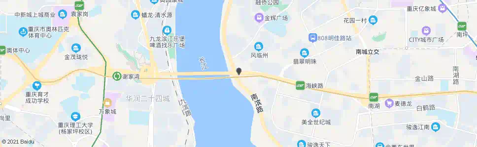 重庆鹅公岩大桥南_公交站地图_重庆公交_妙搜公交查询2025