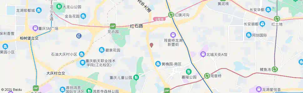 重庆黄金堡_公交站地图_重庆公交_妙搜公交查询2025