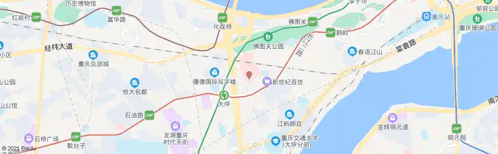 重庆大坪医院_公交站地图_重庆公交_妙搜公交查询2025