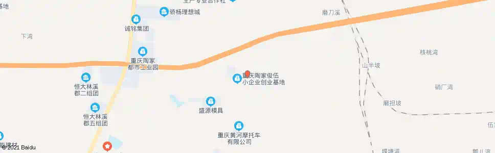 重庆坚强村_公交站地图_重庆公交_妙搜公交查询2025