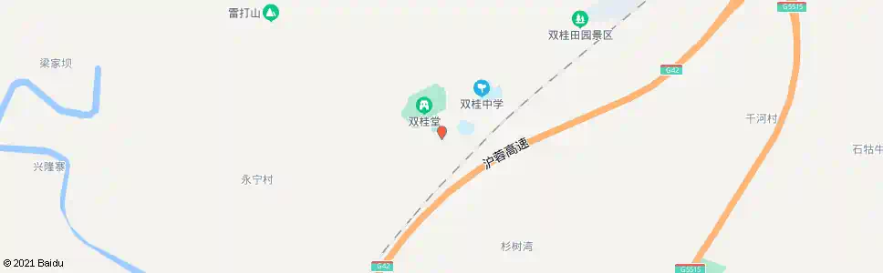 重庆双桂堂_公交站地图_重庆公交_妙搜公交查询2025