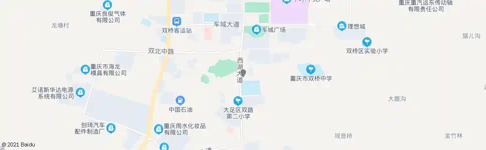 重庆双路中学_公交站地图_重庆公交_妙搜公交查询2025