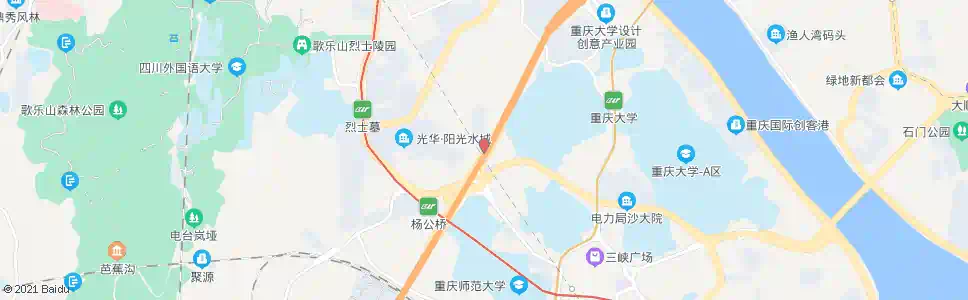 重庆白鹤岭_公交站地图_重庆公交_妙搜公交查询2025