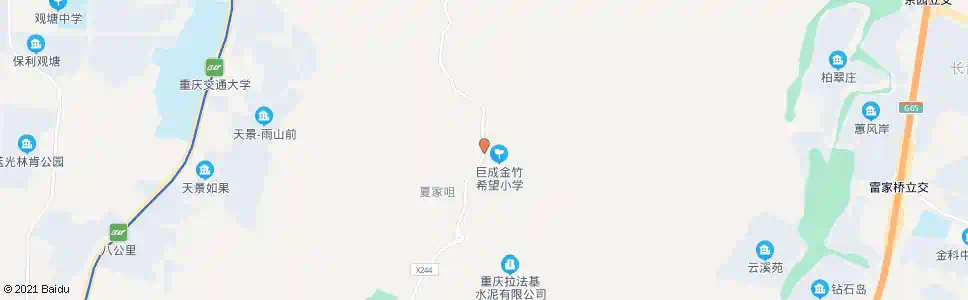 重庆金竹小学_公交站地图_重庆公交_妙搜公交查询2025