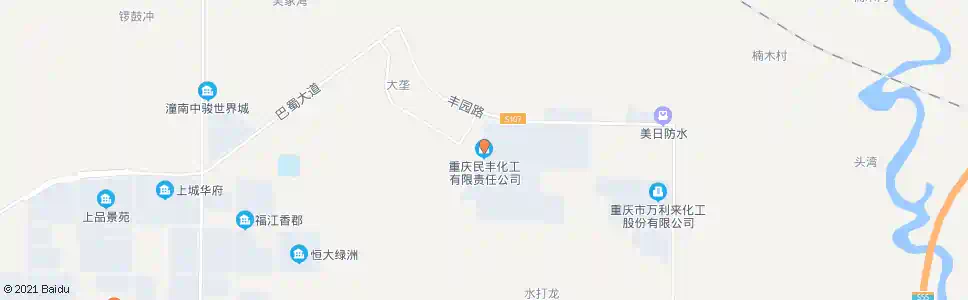 重庆农丰化工_公交站地图_重庆公交_妙搜公交查询2025