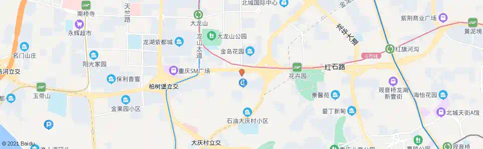 重庆松石南路_公交站地图_重庆公交_妙搜公交查询2025