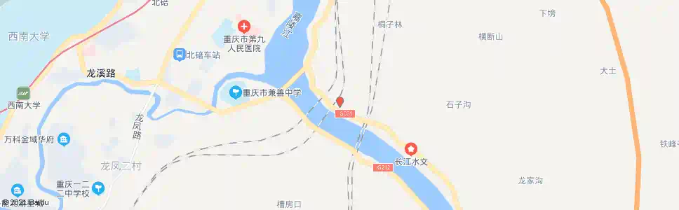 重庆天府隧道口_公交站地图_重庆公交_妙搜公交查询2025
