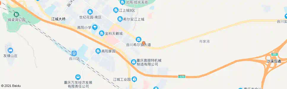 重庆合州大道_公交站地图_重庆公交_妙搜公交查询2025