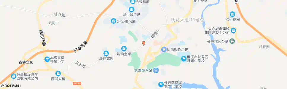 重庆实验二小_公交站地图_重庆公交_妙搜公交查询2025