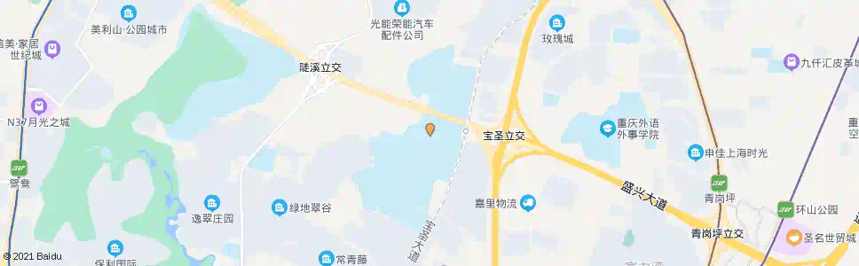 重庆西政渝北分校后门_公交站地图_重庆公交_妙搜公交查询2025