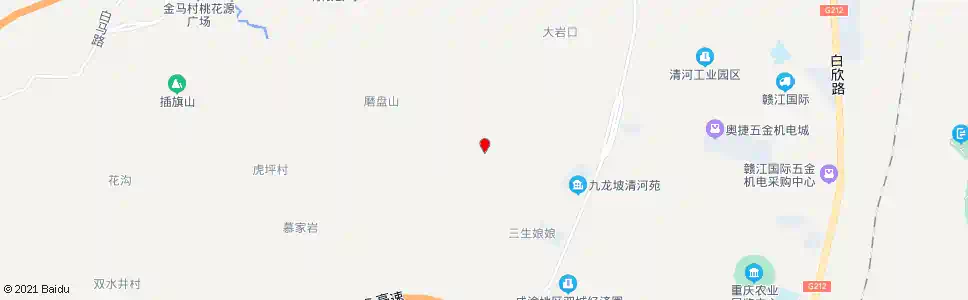 重庆花海路口_公交站地图_重庆公交_妙搜公交查询2025