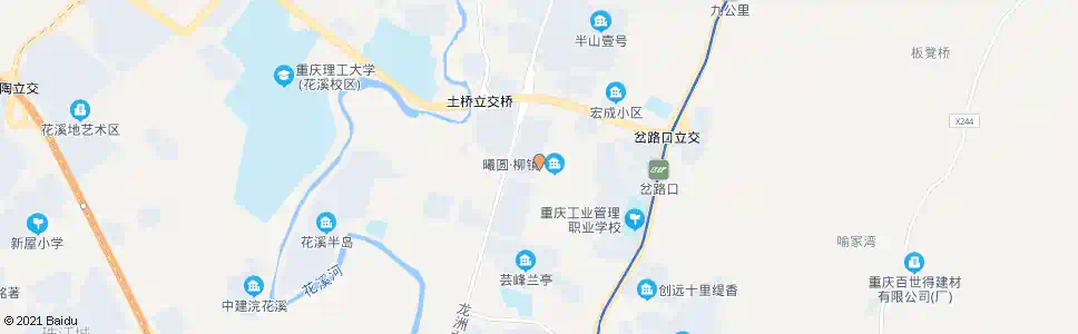 重庆曦园柳镇_公交站地图_重庆公交_妙搜公交查询2025