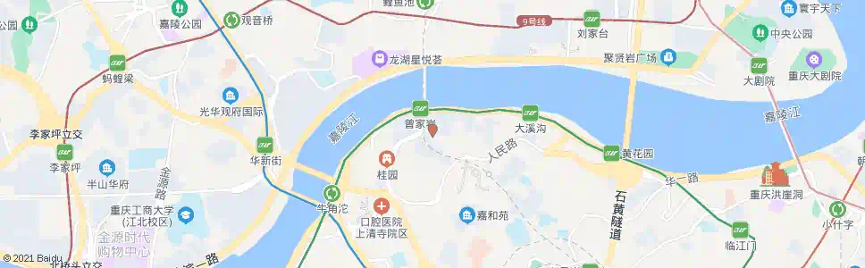 重庆东江滨海城_公交站地图_重庆公交_妙搜公交查询2025