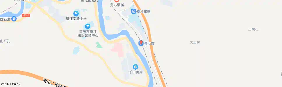 重庆綦江火车站_公交站地图_重庆公交_妙搜公交查询2025